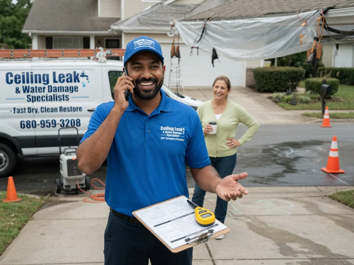 Ceiling Leak Cleanup Green Valley, WI FAQs